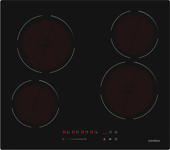 Варочная поверхность Darina 6Р Е 323 B черный фото 4