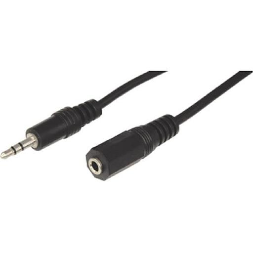 Rexant (17-4006) Шнур Стерео 3,5мм гнездо - Стерео 3,5мм штекер, 5м фото 1