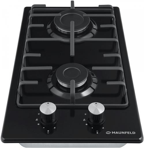 Газовая варочная поверхность Maunfeld EGHE.32.3EB\G черный фото 3