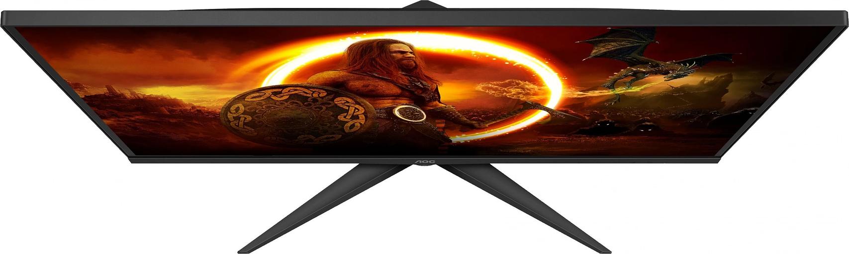 Монитор AOC 23.8" 24G2SPAE черный/красный IPS LED 1ms 16:9 HDMI M/M матовая 250cd 178гр/178гр 1920x1080 165Hz FreeSync Premium VGA DP FHD 3.75кг фото 4