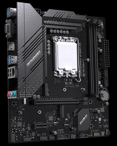 Материнская плата MAXSUN MS-Challenger B760M D5, LGA1700, B760, 2*DDR5, 3*SATA3, 3*M.2, 2*USB 3.2, 6*USB 2.0, 1*PCIEx16, 1*PCIEx1, VGA+HDMI, mATX (MS-Challenger B760M D5) фото 3