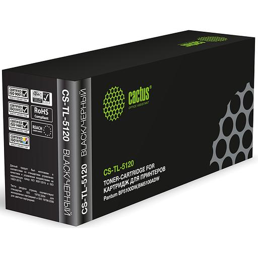 Картридж лазерный Cactus CS-TL-5120 TL-5120/TL-5120P черный (3000стр.) для Pantum BM5100ADN/BM5100ADW/BM5100FDN/BM5100FDW/BP5100DN/BP5100DW фото 1