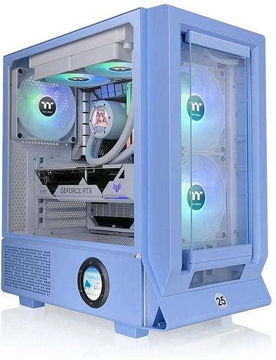 Корпус Thermaltake Ceres 350 MX Hydrangea голубой без БП ATX 3x140mm 2xUSB3.0 audio bott PSU фото 1