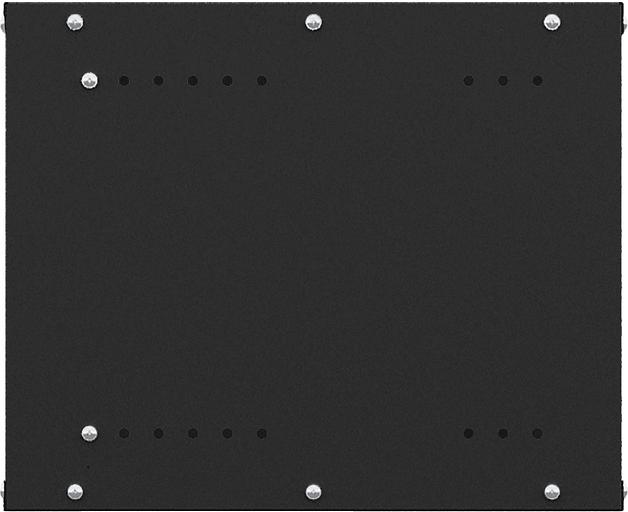 Шкаф коммутационный NTSS Lime (NTSS-WL9U5560GS-BL) настенный 9U 550x600мм пер.дв.стекл несъемн.бок.пан. 30кг черный 15кг фото 3