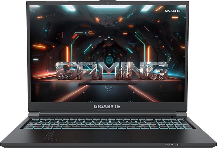 Ноутбук Gigabyte G6 Core i7 13620H 16Gb SSD1Tb NVIDIA GeForce RTX4060 8Gb 16" IPS FHD+ (1920x1200) Free DOS black WiFi BT Cam (KF-H3KZ854KD) фото 1