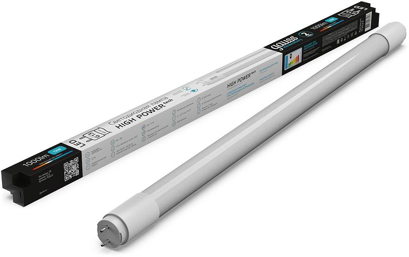 Лампа светодиодная Gauss Elementary 93022 12Вт цок.:G13 трубка 180B св.свеч.бел.нейт. (упак.:10шт) фото 1