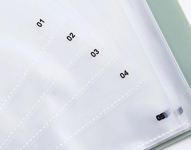 Папка с 60 прозр.вклад. Deli Nusign NS169 A4 пластик ассорти фото 2