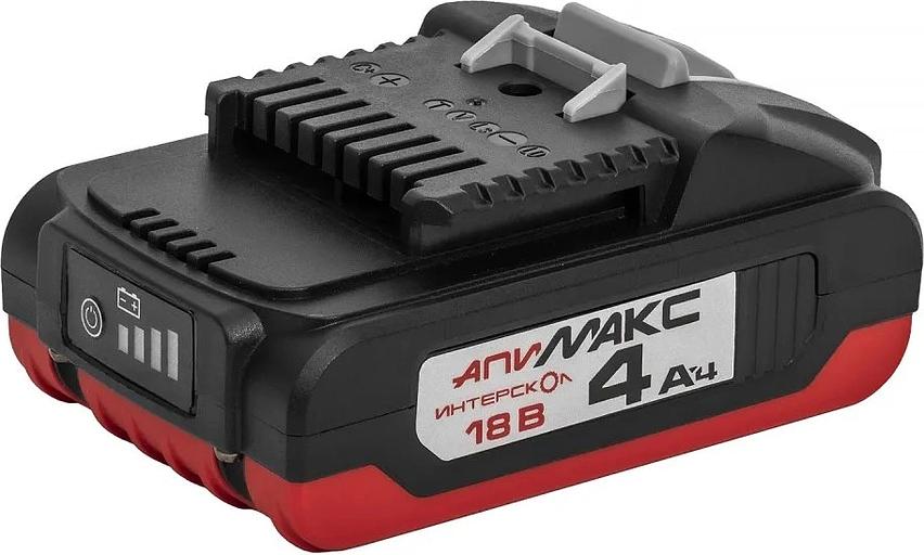 Батарея аккумуляторная Интерскол АПИМАКС-4,0/18И 18В 4Ач (2400.104) фото 1