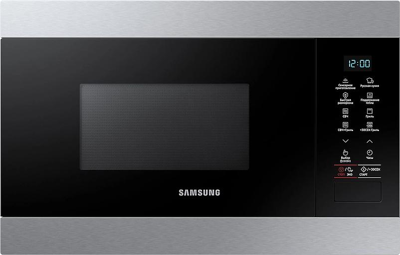 Микроволновая печь Samsung MG22M8074AT/BW 22л. 850Вт серебристый (встраиваемая) фото 1