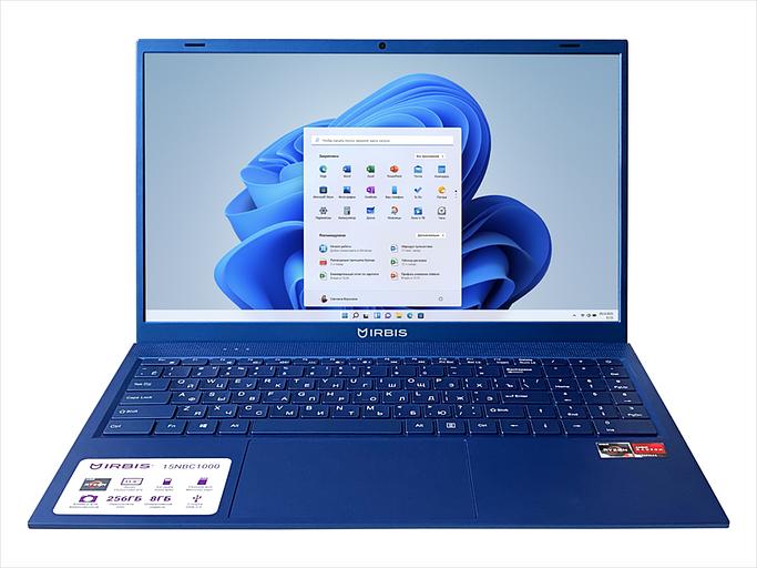 Ноутбук IRBIS Blizzard 15NBC1000 15.6" AMD Ryzen R3 3200U, 15.6"LCD 1920*1080 IPS, 8+256GB SSD, AC wifi, camera: 2MP, 5000mha battery, metal case,backlight keyboard, type-c, Win 11 Pro (15NBC1000) фото 1