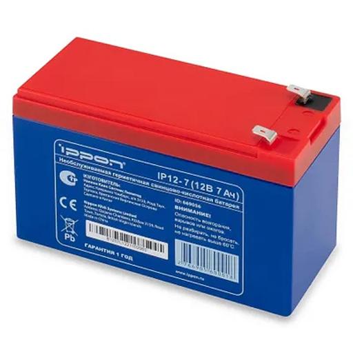 Ippon Батарея IPL12-7 12В 7Ач {1361420} фото 1