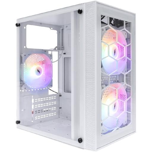 1STPLAYER FIREBASE X1 White / mATX / 3x120mm LED fans / X1-WH-3F1-W фото 1
