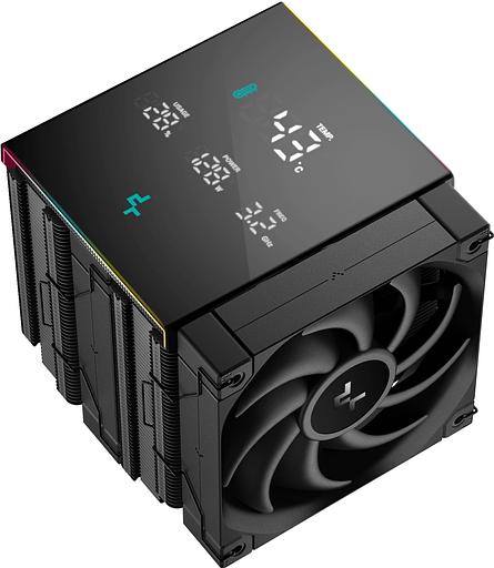 Устройство охлаждения(кулер) Deepcool AK620 Digital Pro Soc-AM5/AM4/1151/1200/2066/1700 черный 4-pin 28dB Al+Cu 260W 1486gr Ret фото 4