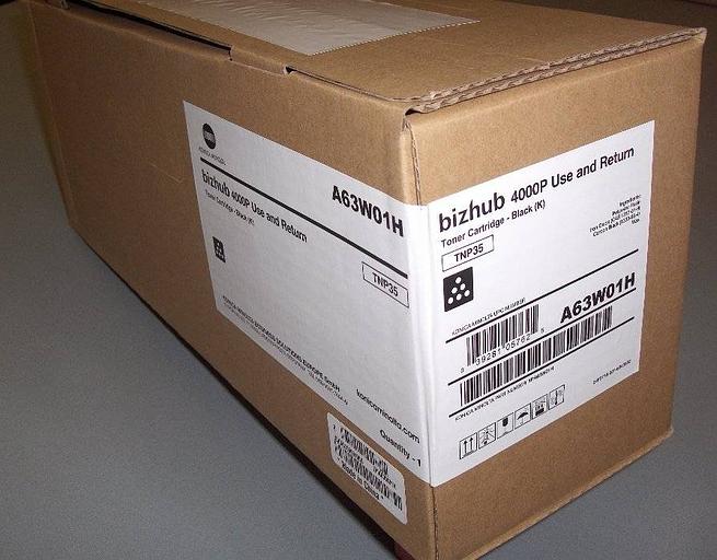 Тонер-картридж Konica-Minolta bizhub 4000P TNP-35 20k возвратный A63W01H фото 1