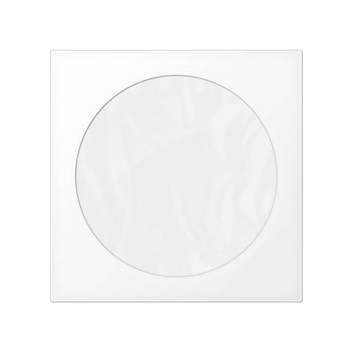 Конверт для CD/DVD бумажный с окном, с клейким клапаном, белый (100шт.) фото 1