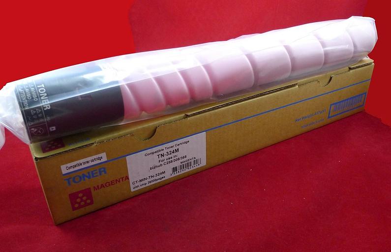 Тонер Konica-Minolta bizhub C258/308/368 TN-324M magenta 26K ELP Imaging® фото 1