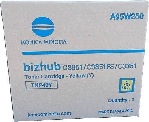 Тонер Konica-Minolta bizhub C3351/C3851 желтый TNP-49Y A95W250 фото 1