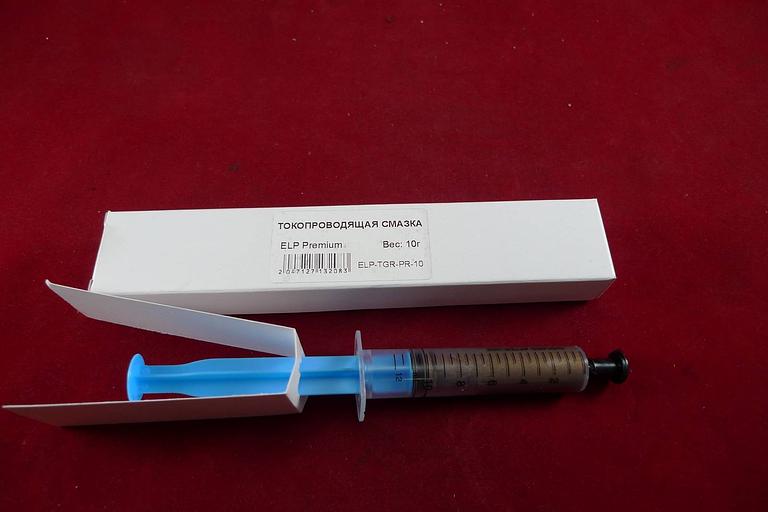 Смазка токопроводящая ELP Imaging® Premium (10 гр./10 мл. шприц в коробке) Molykote фас.Россия фото 1