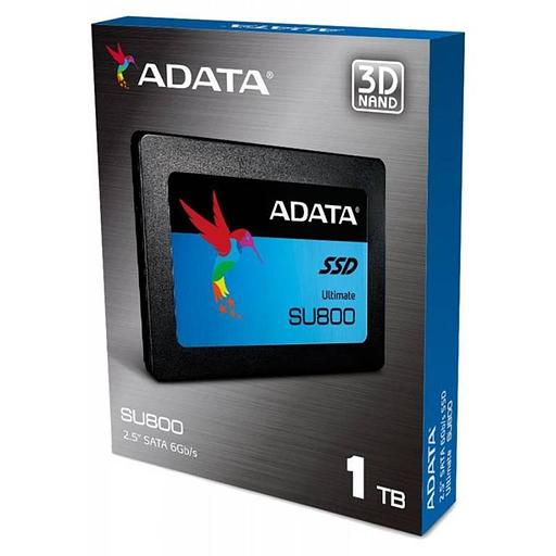 Твердотельный диск 1TB A-DATA Ultimate SU800, 2.5", SATA III, [R/W - 560/520 MB/s] 3D-NAND TLC, SMI фото 1