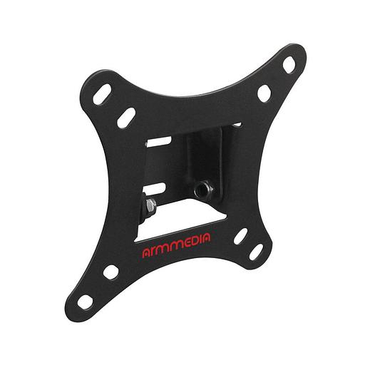 Кронштейн Arm media LCD-02 черный для TV 15"-32", настенный наклонный, max VESA 100x100, от стены 30мм, наклон +5-15°, н фото 1
