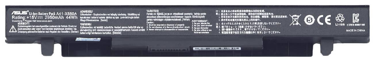 Батарея для Asus X450/X550/A450/A550/D450/D550/P450/P550/K550/R510/F550 (A41-X550A) 15V 44Wh фото 1