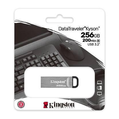 Флеш накопитель 256GB Kingston DataTraveler Kyson, USB 3.2 фото 1