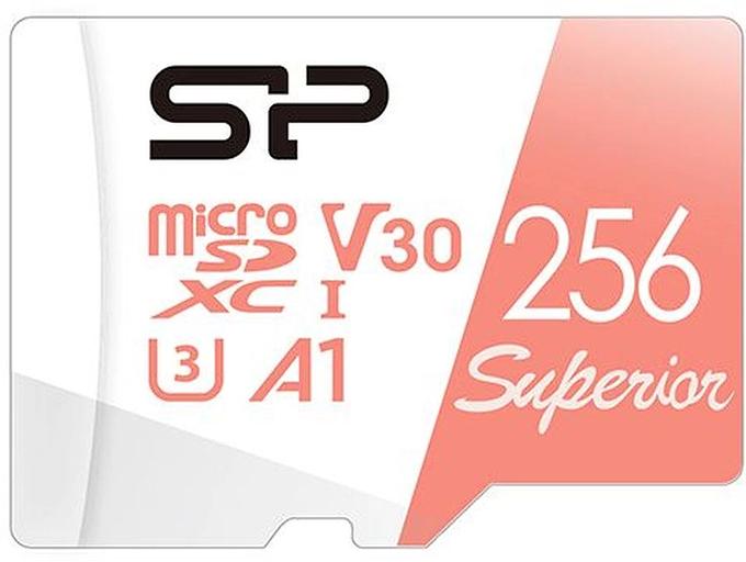 Флеш карта microSD 256GB Silicon Power Superior A1 microSDXC Class 10 UHS-I U3 100/80 Mb/s фото 1
