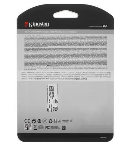 Твердотельный диск 1TB Kingston KC600, 2.5", SATA III, [R/W - 550/520 MB/s] фото 3