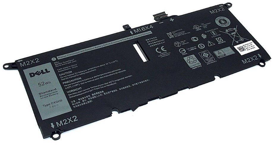 Батарея для Dell XPS 13 9370/9380/2018/ Inspiron 13-5390 (DXGH8/0G8VCF/H754V) 7.6V 52Wh фото 1