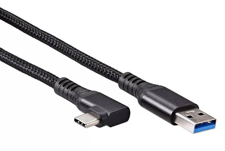 VR кабель USB3.2 Gen1 AM/CM 5GBs для Oculus 5м, VCOM фото 1