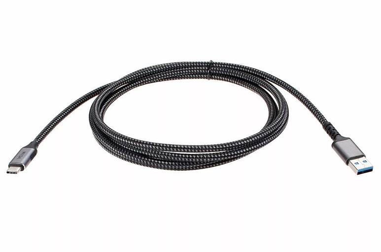 Кабель USB3.2 Gen2, AM->CM, 10Gbs, All Shell 2м VCOM фото 1