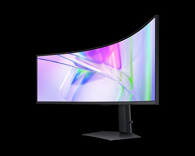 МОНИТОР 49" Samsung S49C950UAI Black (VA, изогнутый, 5120x1440, 120Hz, 5 ms, 178°/178°, 350 cd/m, 3000:1, +2xНDMI, +DP) фото 4