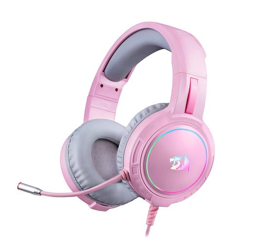 Redragon Игровая гарнитура Mento RGB, 3.5мм, розовые_3 фото 1