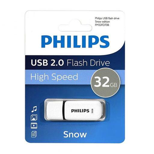 Флеш накопитель 32GB PHILIPS SNOW2.0 32GB, USB 2.0 фото 2