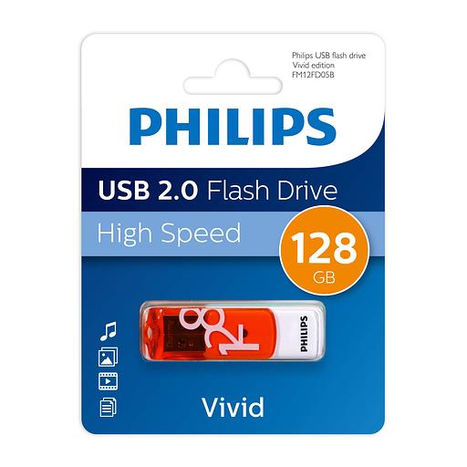 Флеш накопитель 128GB PHILIPS VIVID2.0 128GB, USB 2.0 фото 1
