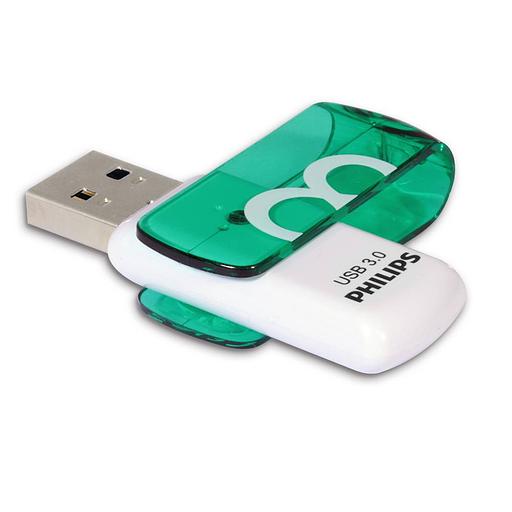 Флеш накопитель 8GB PHILIPS VIVID3.0 8GB, USB 3.0 фото 2