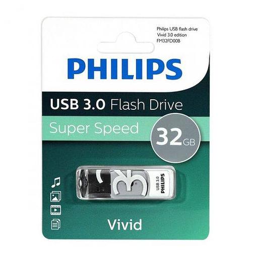 Флеш накопитель 32GB PHILIPS VIVID3.0 32GB, USB 3.0 фото 1