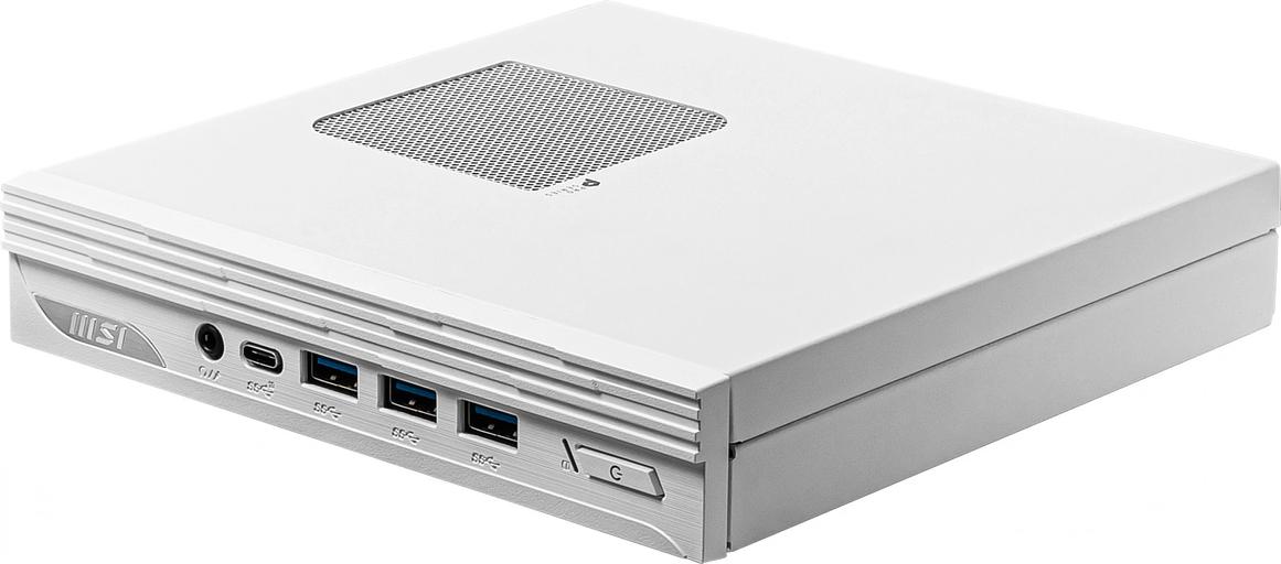 Неттоп MSI Pro DP10 12M-221RU i5 1235U (1.3) 16Gb SSD512Gb Iris Xe Windows 11 Professional GbitEth WiFi BT 120W белый (9S6-B0A622-221) фото 2