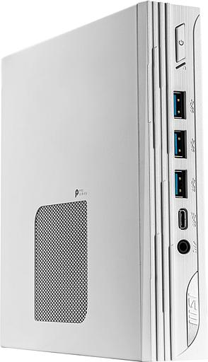 Неттоп MSI Pro DP10 12M-221RU i5 1235U (1.3) 16Gb SSD512Gb Iris Xe Windows 11 Professional GbitEth WiFi BT 120W белый (9S6-B0A622-221) фото 4