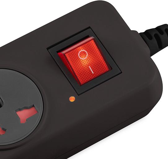 Сетевой фильтр Buro 500UNH-5-BG 5м (5 розеток) черный/серый (коробка) фото 7