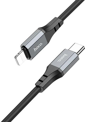 Кабель Hoco X86 iP Spear PD X86 IP USB-C-Lightning (m) 1м черный коробка фото 1