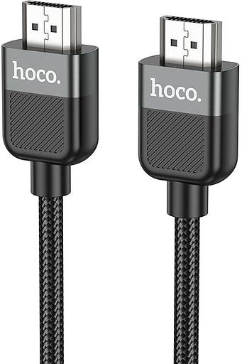 Кабель Hoco US09 ver2.0 HDMI (m) HDMI (m) 2м черный пакет (упак.:1шт) фото 1