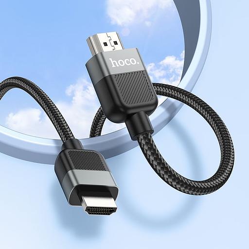 Кабель Hoco US09 ver2.0 HDMI (m) HDMI (m) 2м черный пакет (упак.:1шт) фото 5