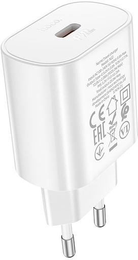 Сетевое зар./устр. Hoco N22 25W (PD+QC+AFC) USB-C белый фото 1