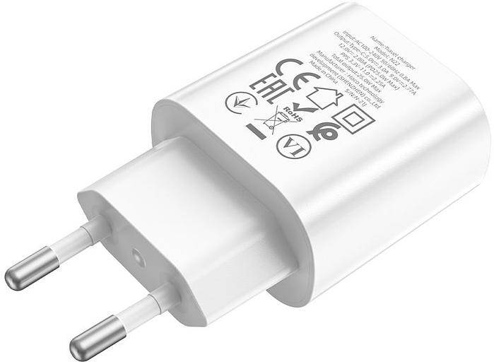 Сетевое зар./устр. Hoco N22 25W (PD+QC+AFC) USB-C белый фото 3