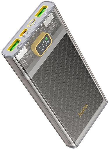 Мобильный аккумулятор Hoco J103 Discovery edition Gray 10000mAh QC/PD 22.5W 3A 2xUSB-A/USB-C серый фото 1