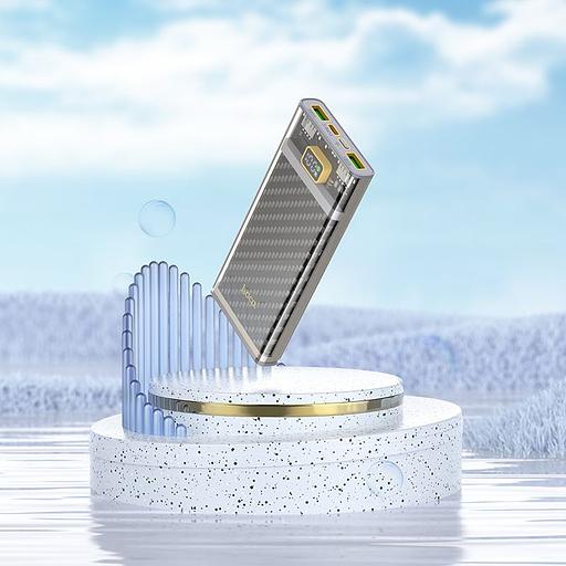 Мобильный аккумулятор Hoco J103 Discovery edition Gray 10000mAh QC/PD 22.5W 3A 2xUSB-A/USB-C серый фото 6