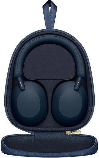 Гарнитура мониторные Sony WH-1000XM5 1.2м синий беспроводные bluetooth оголовье (WH1000XM5) фото 5