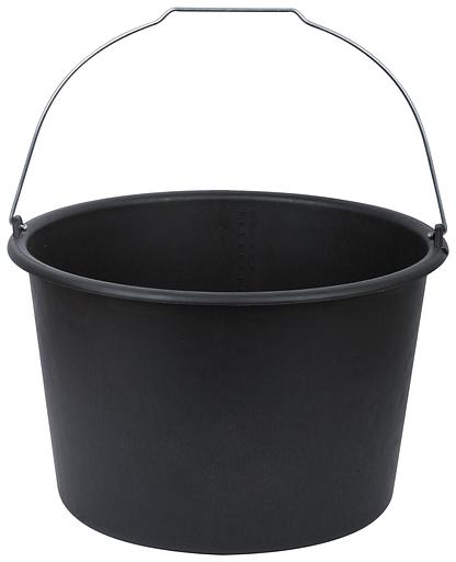 Ведро строительное пластиковое для перемешивания раствора, усиленные стенки 20 л фото 1