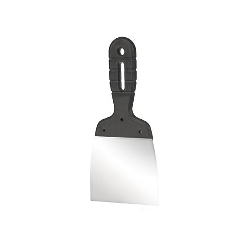 Шпатель 100 мм нержавеющая сталь, пластмассовая ручка, REXANT фото 1